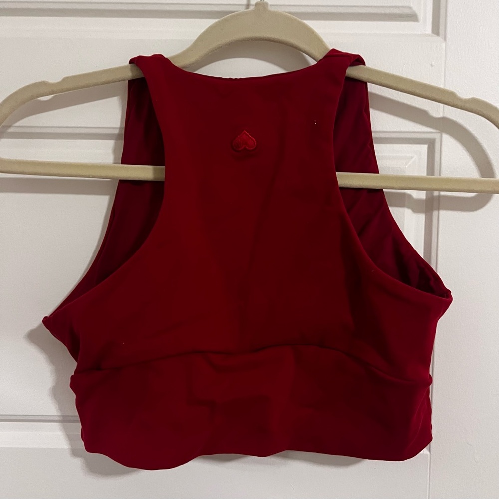 Red Two Piece Workout Set - image 4